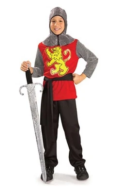 NIÑO NIÑO MEDIEVAL SEÑOR CABALLERO DISFRAZ HALLOWEEN DISFRAZ Foto 1 de 2