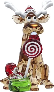 Swarovski Holiday Cheers Dulcis Reindeer Figurine - Picture 1 of 5