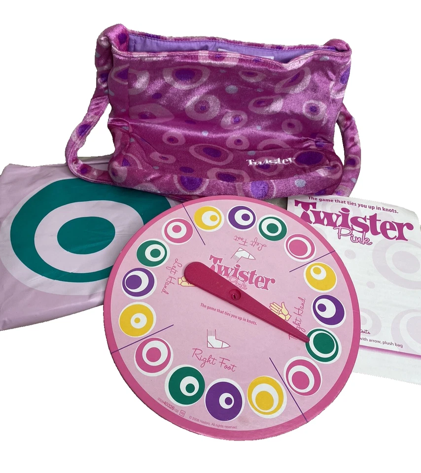 Twister Pink Version Game Travel Bag The Classic Family Party MB Games Ages 6+ - Image 1 of 4