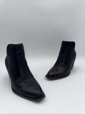 Women’s Crown Vintage Stavie Bootie Black Leather Size 7.5 M - Image 1 of 4