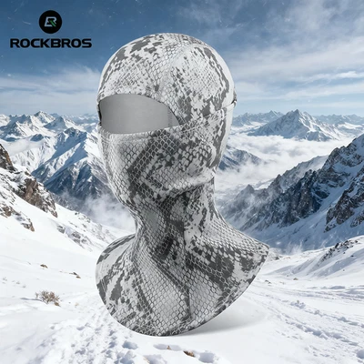 ROCKBROS Máscara de Esquí Pasamontañas Cambio de Color Mascarilla Facial Máscara Térmica Clima Frío Foto 1 de 4