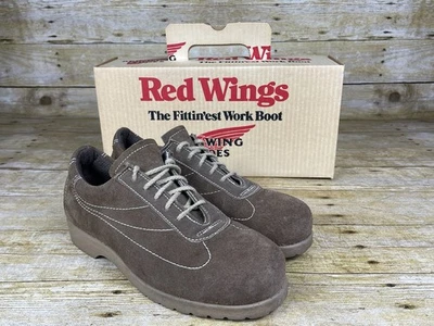 Zapatos Red Wing 6643 Oxford Gamuza Para Hombres 7 D Marrón con Caja - Súper Suela Resistente al Aceite Foto 1 de 4