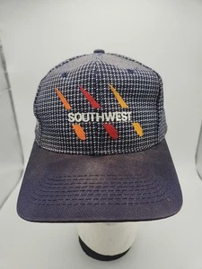 Vintage Southwest Airlines Golf Hat embroidered w/ Tapatio Springs Trucker Plane - Picture 1 of 13