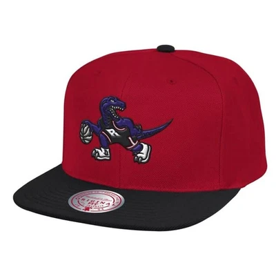 Mitchell & Ness Red/Blck NBA Toronto Raptors Reload 2.0 HWC Snapback Hat - OSFA - Image 1 of 3