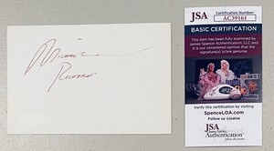 Michael Richards Signed Autographed 4x6 Card JSA Certified Seinfeld Kramer