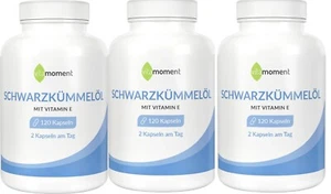 3x Schwarzkümmelöl mit Vitamin E 120 Kapseln - Bild 1 von 1