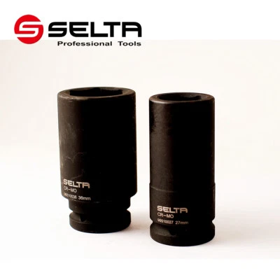 Selta Taiwan 3/4" Dr. 6PT Cr-Mo 95mmL Deep Impact Socket Option:27-70mm - Image 1 of 4