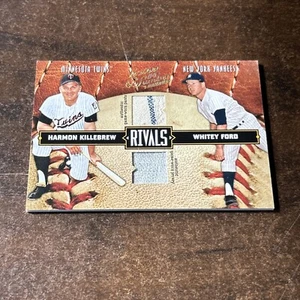2004 Donruss Leather Lumber Ford/Harmon Killebrew #LLR-23 Rivals /100 Dual Jsy - Picture 1 of 2