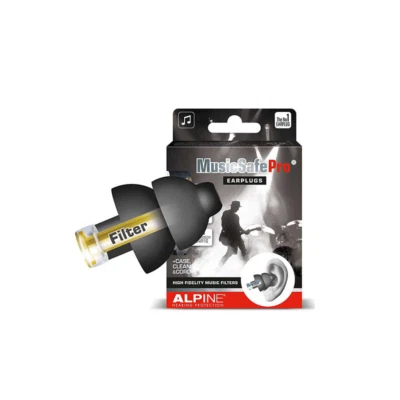 ALPINE HEARING PROTECTION Tappi auricolari Alpine MusicSafe PRO per musicisti, nero