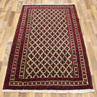 Old Handmade Persian Wool Rug, Great Condition 155 X 100 Cm