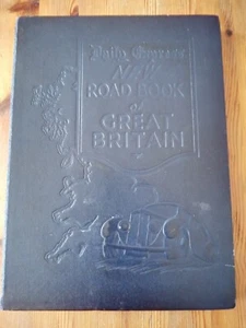 Frühes Navi, Daily Express neues Straßenbuch von GB um 1937 komplett mit allen 17 Karten - Bild 1 von 10