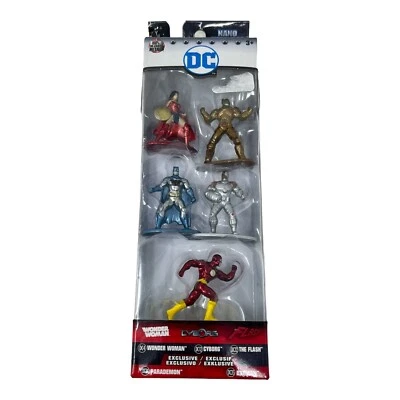Jada Toys Nano Metalfigs DC Comics Pack-A 5-Pk Batman Wonder Woman The Flash Foto 1 de 4