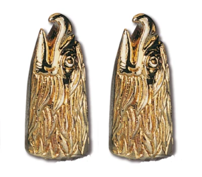 Adlerkopf Reifenventilkappen (Paar) für Motorrad / Auto / Trike - Gold - Bild 1 von 2