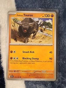 Paldean Tauros 101/191 Pokemon card SV Surging Sparks uncommon NM - Imagen 1 de 1