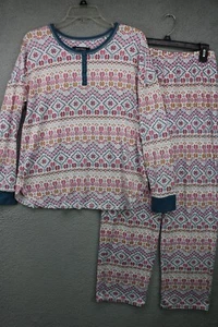 Ellen Tracy Two Piece Pajama Set-Size Medium - Picture 1 of 13