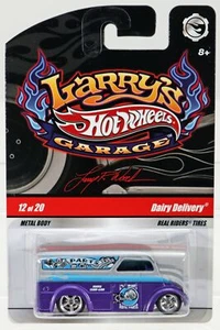 Hot Wheels Dairy Delivery Larry's Garage Series - N9056 NRFP 2009 Gray/Purple - Picture 1 of 4