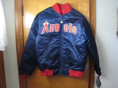 Vintage California Angels MLB Starter Satin Jacket NOS Still with Tags Youth L Cover
