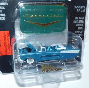 MOC 1997 RACING CHAMPIONS MINT SERIES 1:61 SCALE BLUE 1957 CHEVY CONVERTIBLE - Picture 1 of 3