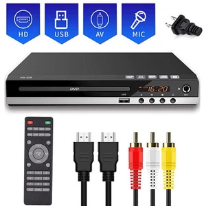 1080p DVD Player All Region Free DVD CD USB Player with HD+RCA Output US C7N0 - Picture 1 of 12