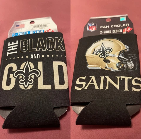New Orleans Saints Double Sided Can  Coolie NFL Cover