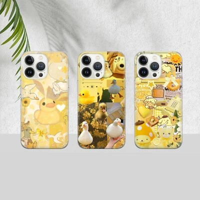 Linda Funda Teléfono Collage Patos para iPhone 16 15 14 para Pixel 9 8 Pro para Samsung Foto 1 de 4