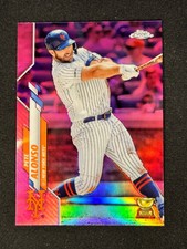 Pete Alonso 2020 Panini Select 25th Man Insert Silver Prizm #25M-B4 Braves