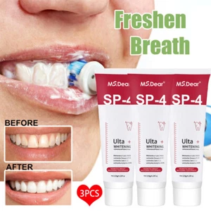3PCS SP-4 Probiotic Toothpaste, Sp-4 Toothpaste Ultra Whitening Teeth Oral Fresh - Picture 1 of 15