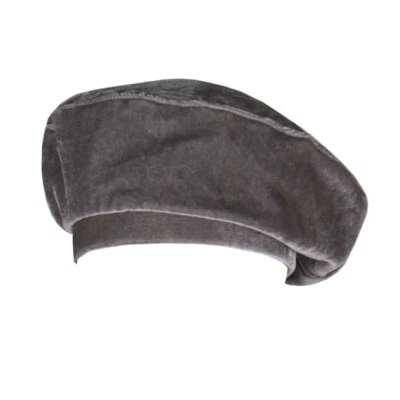 Lady Velvet Beanie Beret Cap Retro Casual Military French Fashion Flat Hats Soft - Image 1 of 4