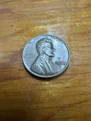 1958 D Wheat Penny “L” On The Rim - Image 1 of 4