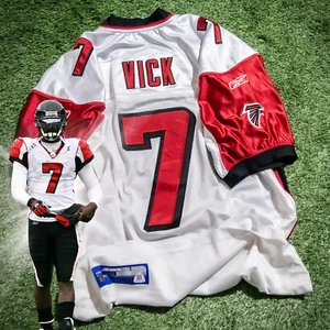 Authentic Michael Vick Atlanta Falcons Reebok Vintage NFL Trikot Gr:54/XXL #7 - Bild 1 von 16