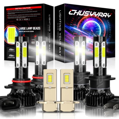 Kit de luces antiniebla faros LED de haz alto bajo para Chevrolet Astra 2003-2005 6x Foto 1 de 4