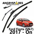 Ford Fiesta Mk7 ('17-On) Full Windscreen Wiper Blade Set - 28", 14", & 11"