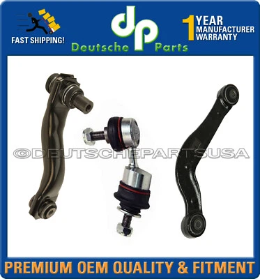 Jaguar X-Type REAR UPPER CONTROL ARM + Bushing + Sway Bar Link Kit LEFT Set 3 - Image 1 of 2
