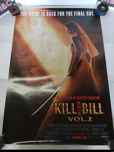 "Kill Bill Vol. "Póster original de película de una hoja de 2" 27x40 (2004) S/S ¡Raro! - Imagen 1 de 4