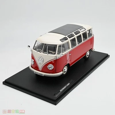 1:18 Volkswagen VW T1 Samba Bus Microbús Aleación Diecast Modelo Coche Foto 1 de 4