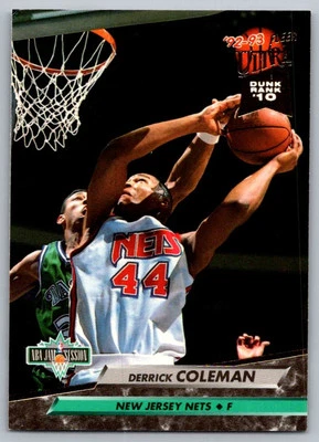 1992-93 Ultra Derrick Coleman New Jersey Nets #210 - Image 1 of 2