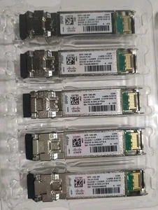 Cisco SFP-10G-SR 10-2415-03 10GBASE-SR Module W/Hologram New In Clamshell 5pk - Picture 1 of 3