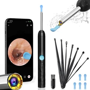 Herramienta de limpieza de cerumen visual luminoso inteligente, endoscopio otoscopio - Imagen 1 de 22