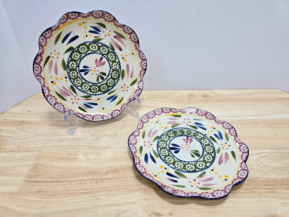 2 Temptations by Tara Old World Confetti Salad Plate - Image 1 of 3