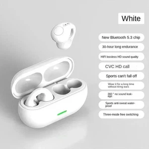 New Original T75 Bone Conduction Wireless Bluetooth 5.3 Headphones Sports Earpho - Picture 1 of 13