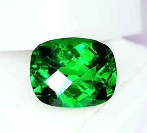 Certified Natural Tsavorite Garnet 10 Ct Loose Gemstone Cushion Cut Gems A92 - Imagen 1 de 10