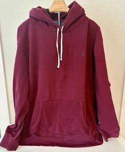 Polo Ralph Lauren Maroon Hoodie Size XXL Mens - Picture 1 of 4