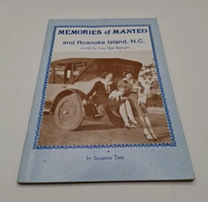 OBX History Memories of Manteo Roanoke Island NC North Carolina Basnight 1st Ed - Imagen 1 de 5