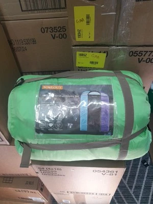 SOULOUT Envelope Outdoor Sleeping Bag 3-4 Seasons Warm Cold Weather Lightweight - Image 1 of 4