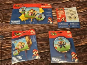 Pacchetto Palloncini Compleanno Super Mario -Nuovi - Foto 1 di 2