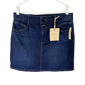 NEW Democracy Pull On Denim Jean Skirt Womens Size 14 Ab Technology - Picture 1 of 8