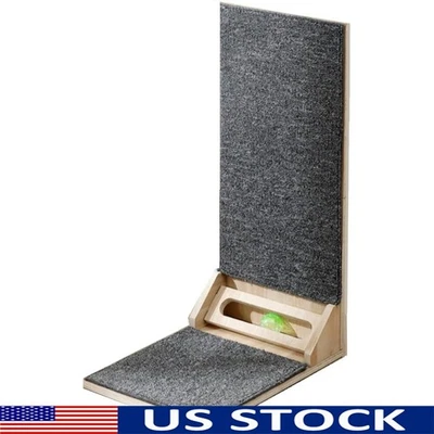 L-образная когтеточка для кошек экологичная сменная для монтажа на пол в помещении новая - Изображение 1 из 4