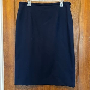 Pendleton Schurwolle Marineblau Gerader Rock 12 Hergestellt in USA Preppy Academia - Bild 1 von 7