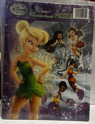 Rompecabezas de colección Disney Fairies Tinker Bell Winter Wonderland 2010 nuevo sellado rápido Foto 1 de 4