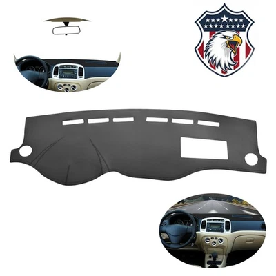 Non-Slip Dash Mat Leather Dashmat Dashboard Cover For Hyundai Accent 2006-2011 Foto 1 de 4